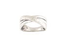 Lady's 14ct white gold fancy band style ring